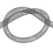 Malla tubular 4 mm Negro x 4 m|raw }}