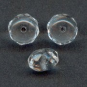 Donuts 7x4 mm Crystal x25