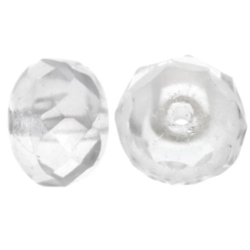 Donuts 7x4 mm Crystal x25