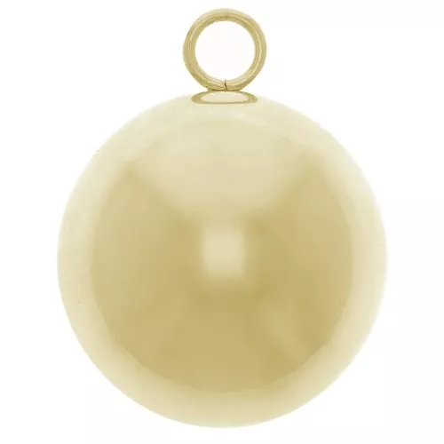 Colgante bola de embarazo de 20 mm - Acero inoxidable 316L Dorado x1