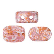 Cuentas de vidrio Lipsi® de Puca® 4x6 mm - Light Rose Opal Tweedy x10g