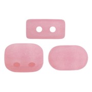 Cuentas de vidrio Lipsi® de Puca® 4x6 mm - Light Rose Opal Mat x10g