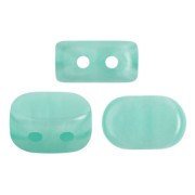 Cuentas de vidrio Lipsi® de Puca® 4x6 mm - Blue Green Opal x10g|raw }}