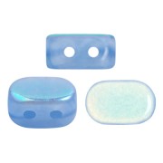 Cuentas de vidrio Lipsi® de Puca® 4x6 mm - Blue Opal AB x10g