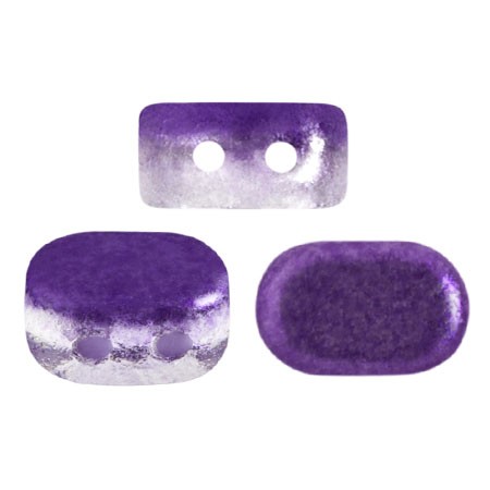 Cuentas de vidrio Lipsi® de Puca® 4x6 mm - Ice Slushy Purple Grape x10g