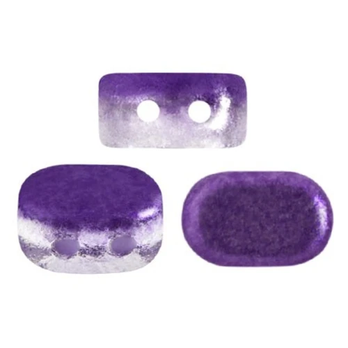 Cuentas de vidrio Lipsi® de Puca® 4x6 mm - Ice Slushy Purple Grape x10g