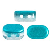 Cuentas de vidrio Lipsi® de Puca® 4x6 mm - Ice Slushy Blue Curacao x10g|raw }}