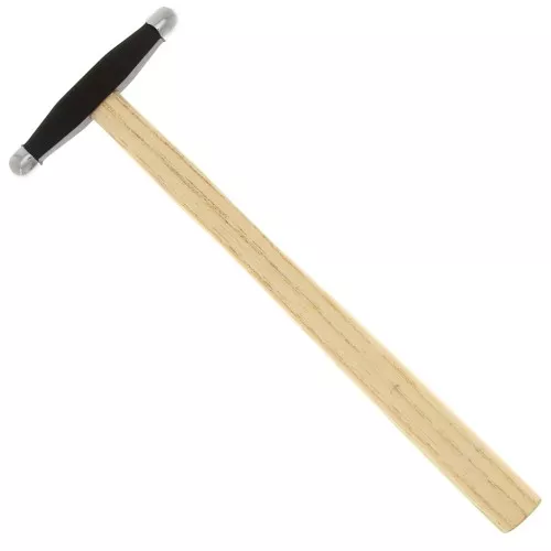 Martillo redondo de doble cabeza para texturizar metal x1