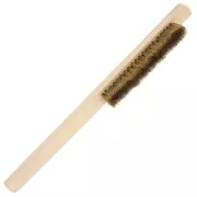 Cepillo metálico de latón de 22 mm - 3 filas - cerdas largas y flexibles x1