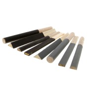 Juego de 8 esmeriles - Triángulo - Media caña - Redondo - Plano - Grano 240 y 1200 x1