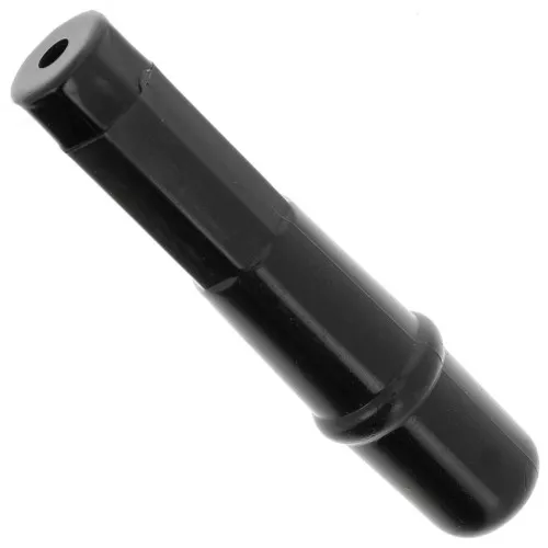 Mango rápido de plástico 82x17 mm para limas de aguja - Negro x1