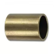 Cuenta pasante 12x16 mm para cordones 10 mm bronce x1