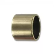 Cuenta pasante12x10 mm para cordones 10 mm bronce x1