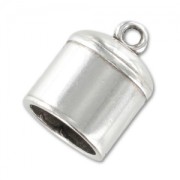 Terminal para cordón 10 mm Chapado Plateado envejecido x1|raw }}