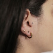 Aro redondo de 14 mm - alambre de 3 mm - acero inoxidable 304L x20