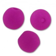 Cuentas redondas 6 mm Neon Purple Mat x25|raw }}