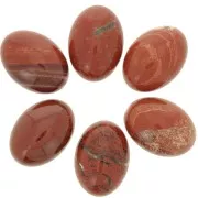 Cabuchón ovalado 18x13 mm Jaspe Roja