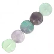 Cuentas Redondas 8 mm Fluorita x10