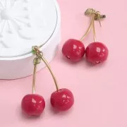 Pendientes bola 4 mm - anilla perpendicular - Acero inox dorado 303L Dorado x2