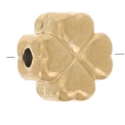 Cuenta en forma de trébol 6,9 x 6,7 mm - Acero inoxidable 304 Dorado x1