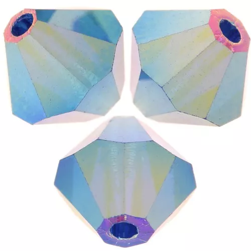 Cuentas tupis Preciosa - Bead 6 mm - Capri Blue AB 2X x12