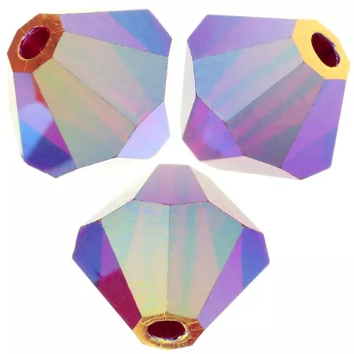 Cuentas tupis beads - Bead 6 mm - Siam AB 2X x12