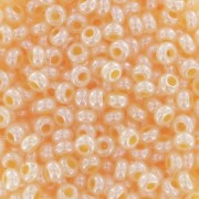 Cuentas de Rocalla Preciosa 11/0 de 2 mm - Salmón nacarado x 20 g