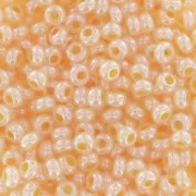 Cuentas de Rocalla Preciosa 11/0 de 2 mm - Salmón nacarado x 20 g
