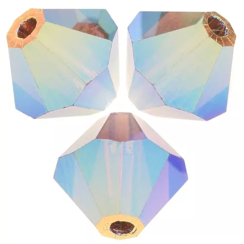 Cuentas tupis beads - Bead 6 mm - Smoked Topaz AB 2X x12
