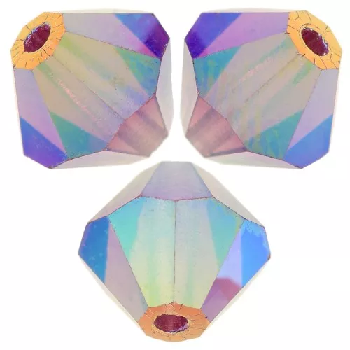 Cuentas tupis beads - Bead 6 mm - Amatista AB 2X x12