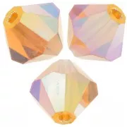 Cuentas tupis beads - Bead 6 mm - Topaz AB 2X x12