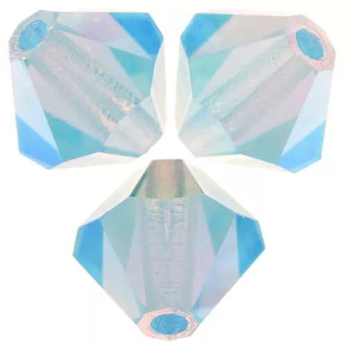 Preciosa arandela - Cuenta 6 mm - Aqua Bohemica AB 2X x12