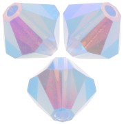 Cuentas tupis beads - Bead 6 mm - Light Sapphire Opal AB 2X x12