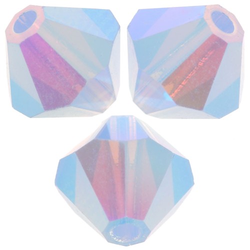 Cuentas tupis beads - Bead 6 mm - Light Sapphire Opal AB 2X x12