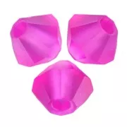 Cuentas tupis Preciosa - Arandela Bead 3 mm - Fuchsia Matt x30