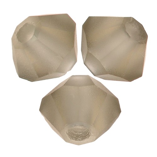 Cuentas tupis Preciosa - Arandela Bead 3 mm - Black Diamond Matt x30