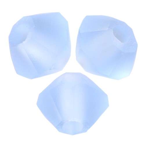Cuentas tupis Preciosa - Arandela Bead 3 mm - Light Sapphire Matt x30