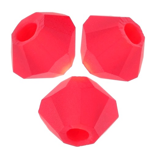 Cuentas tupis Preciosa - Arandela Bead 3 mm - Light Siam Matt x30