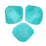 Cuentas tupis Preciosa - Arandela Bead 3 mm - Blue Zircon Matt x30