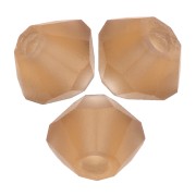 Cuentas tupis Preciosa - Arandela Bead 3 mm - Smoked Topaz Matt x30|raw }}