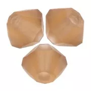 Cuentas tupis Preciosa - Arandela Bead 3 mm - Smoked Topaz Matt x30