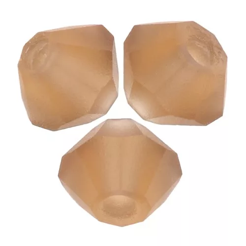 Cuentas tupis Preciosa - Arandela Bead 3 mm - Smoked Topaz Matt x30