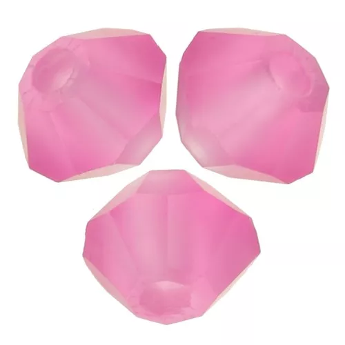 Cuentas tupis Preciosa - Arandela Bead 3 mm - Rose Matt x30