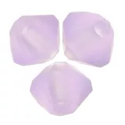 Cuentas tupis Preciosa - Arandela Bead 3 mm - Violet Matt x30
