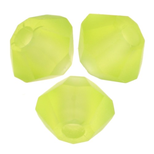 Cuentas tupis Preciosa - Arandela Bead 3 mm - Limecicle Matt x30