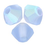 Cuentas tupis Preciosa - Arandela Bead 3 mm - Light Sapphire AB Matt x30