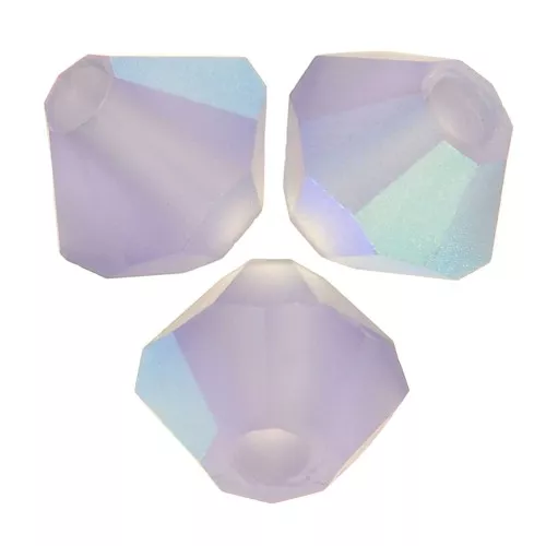 Cuentas tupis Preciosa - Arandela Bead 3 mm - Tanzanita AB Mate x30