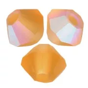 Cuentas tupis Preciosa - Arandela Bead 3 mm - Topaz AB Matt x30