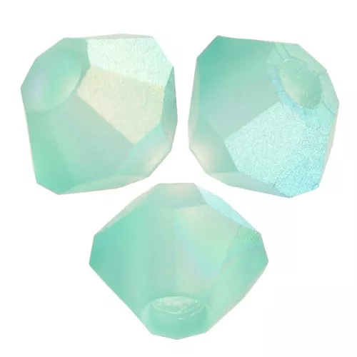 Cuentas tupis Preciosa - Arandela Bead 3 mm - Caribbean Sea AB Matt x30
