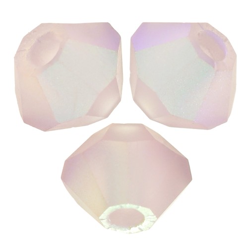 Cuentas tupis Preciosa - Arandela Bead 3 mm - Light Amesthyst AB Matt x30
